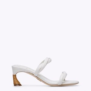 RODO Ella 55 Elegant White Heeled Sandals Worn Once Sz 37 $800